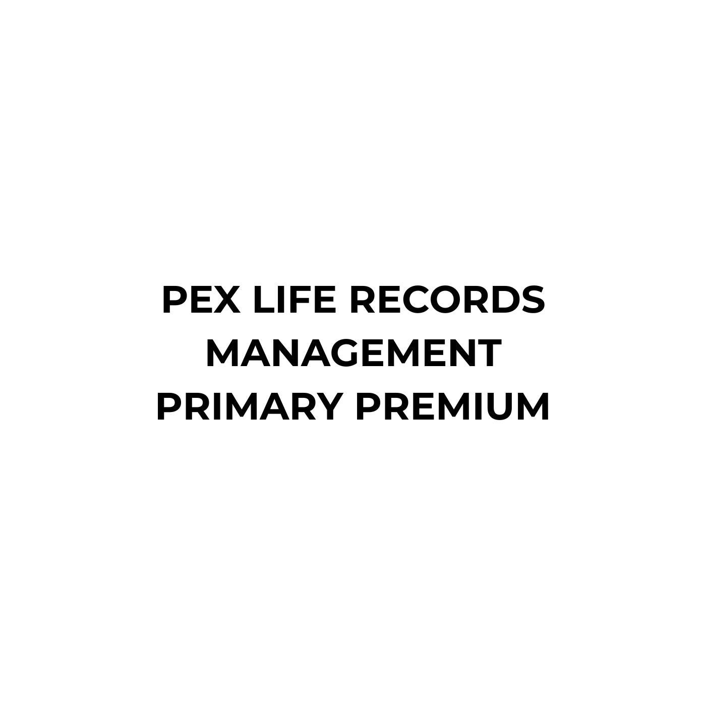 Pex Life Records Management Primary Premium