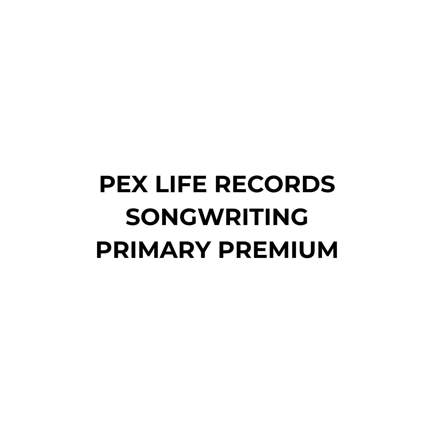 Pex Life Records Songwriting Primary Premium