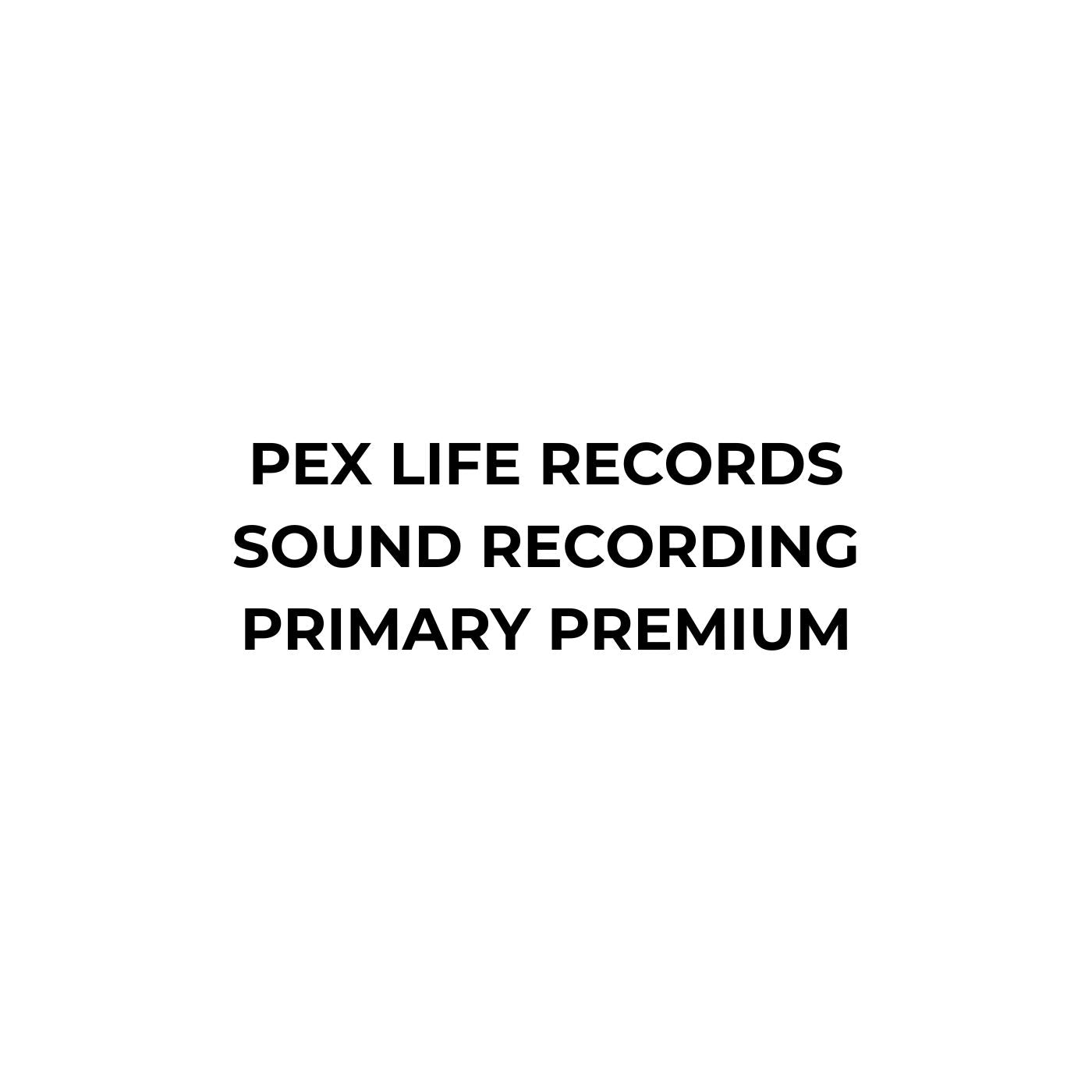 Pex Life Records Sound Recording Primary Premium